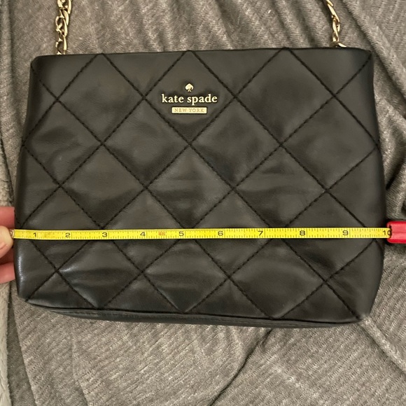 COPY - Black, authentic Crossbody, Kate Spade purse with a chain - Picture 4 of 7